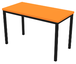 Mesa Rectangular en Polipropileno