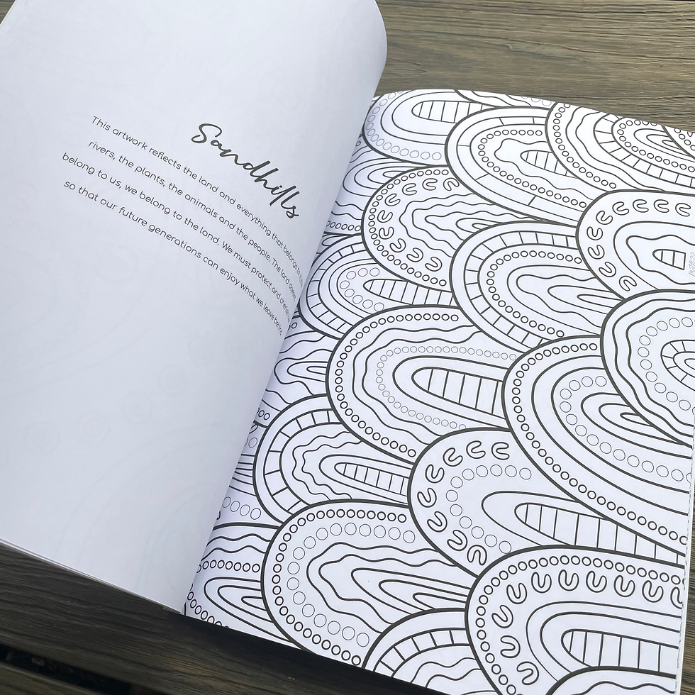 Thumbnail: Mindfulness - Aboriginal Colouring Book