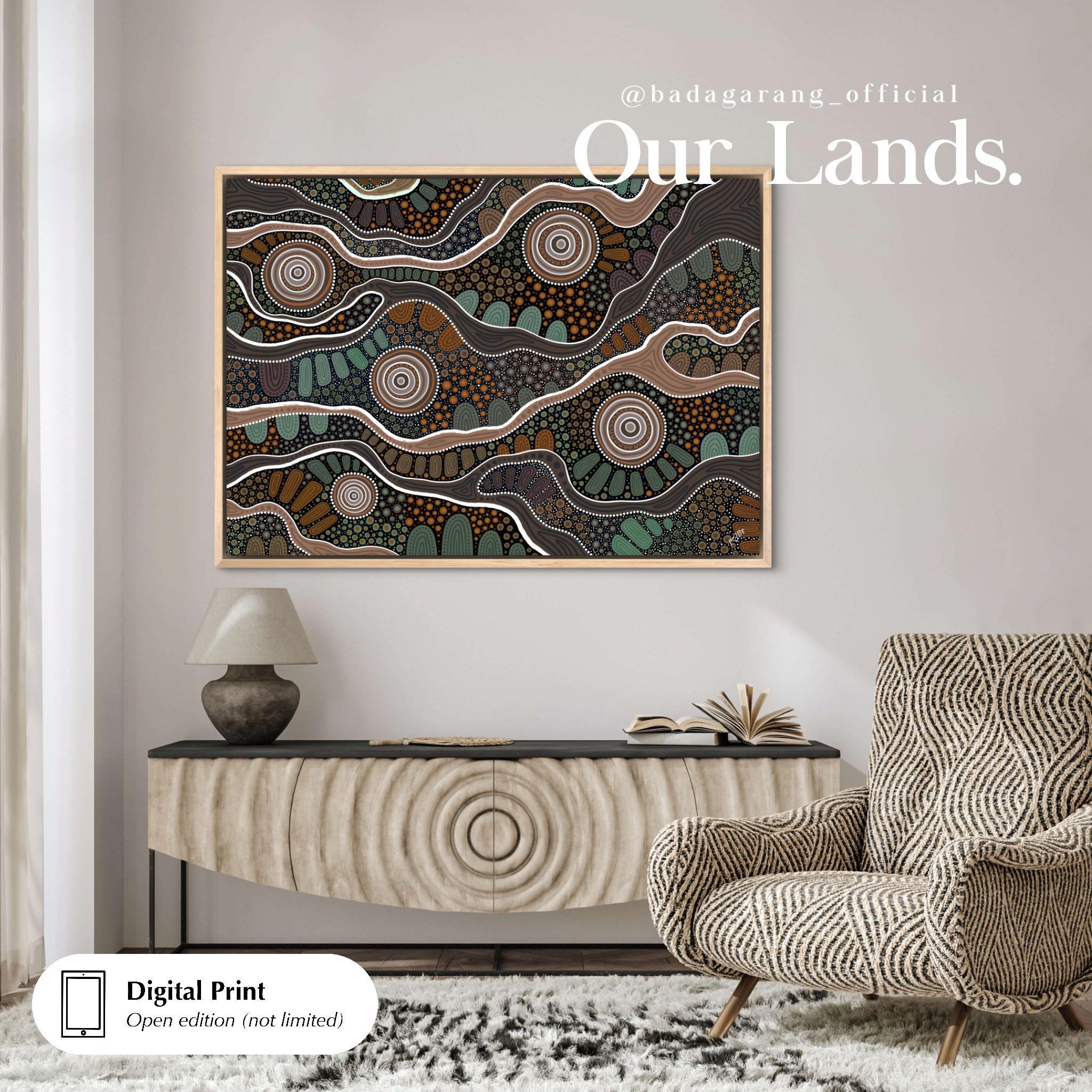 Digital Print - 'Our Lands'