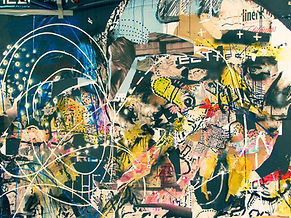Extracto de la pared pintada