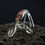 Thumbnail: Scottish Isla Rose Sterling Silver Wrap Ring
