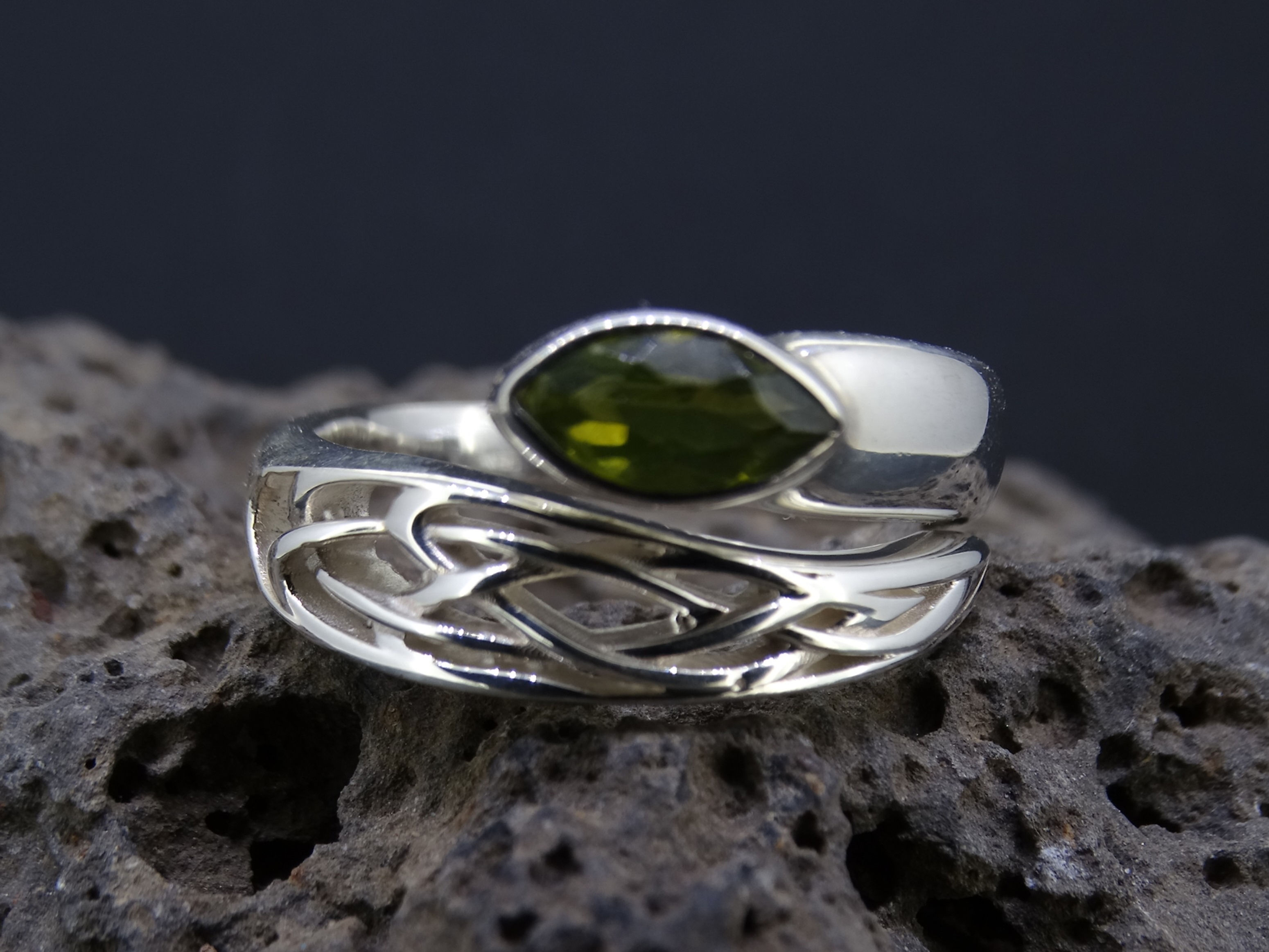 Peridot Sterling Silver Ring
