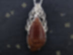Arthur's Seat Jasper Sterling Silver Waterfall Pendant front