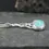 Thumbnail: Rare Persian Turquoise Celtic Sterling Silver Pendant