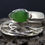 Thumbnail: Canadian Jade Sterling Silver Snake Ring