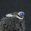Thumbnail: Lapis Lazuli Sterling Silver Serpent Ring