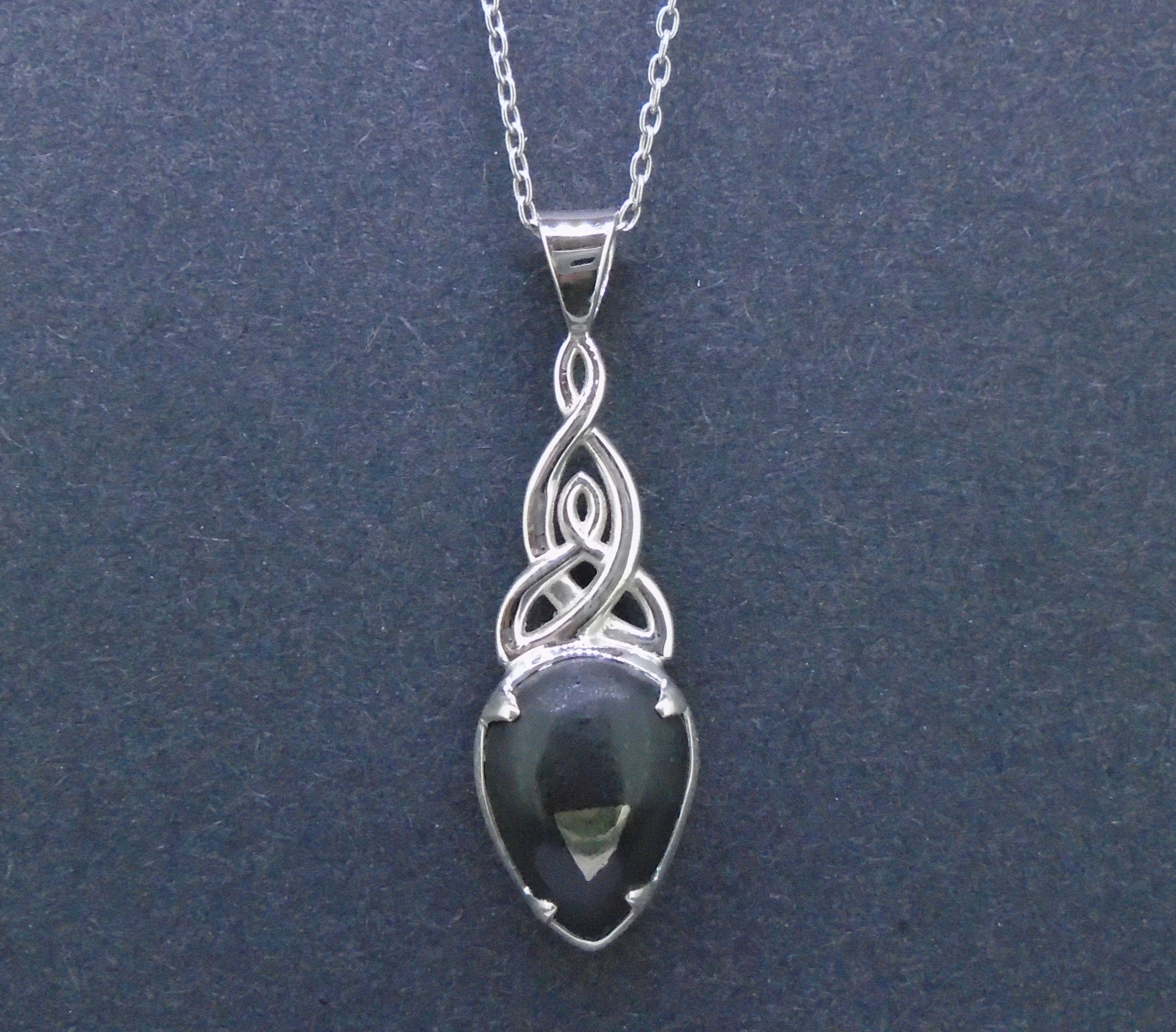 Easdale Gold Sterling Silver Celtic Pendant