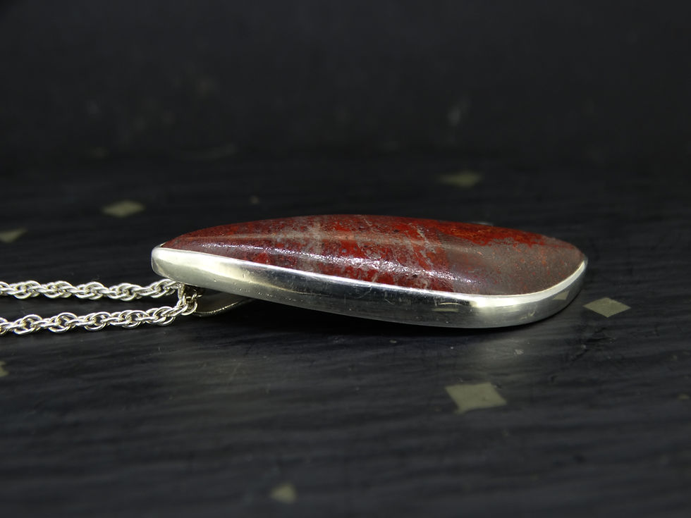 Thumbnail: Arthur's Seat Jasper Sterling Silver Pendant