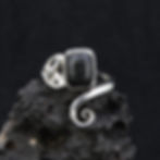 Edinburgh Cobblestone Sterling Silver Celtic Ring front view