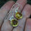 Thumbnail: Citrine Sterling Silver Drop Earrings on hand