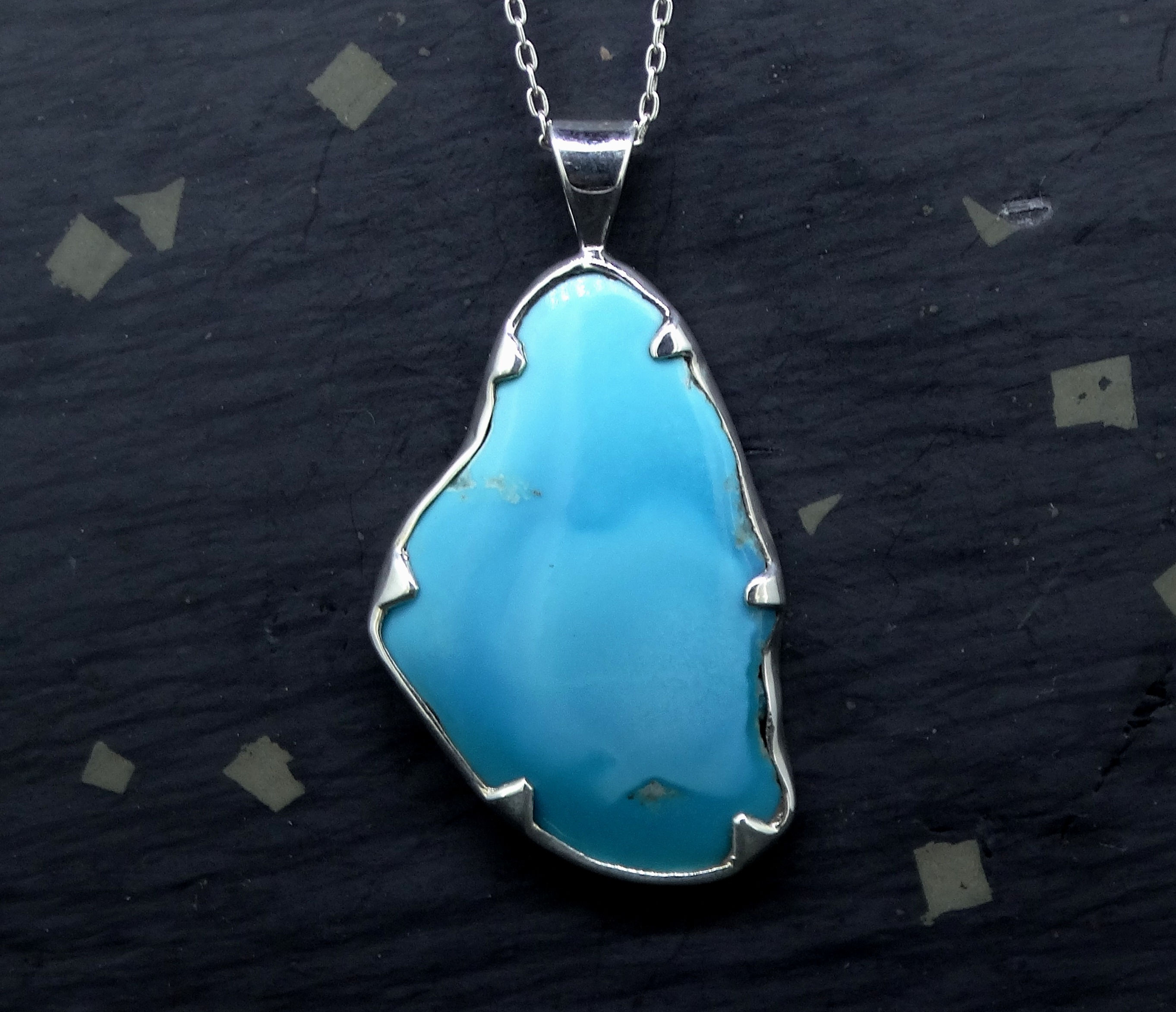 Turquoise Sterling Silver Pendant