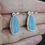 Thumbnail: Blue Opal Doublet Sterling Silver Drop Earrings