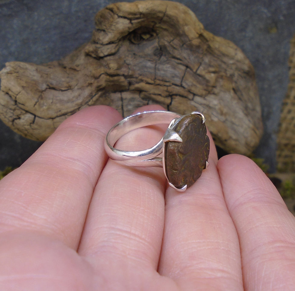 Thumbnail: Raja Chola Empire Coin Sterling Silver Ring