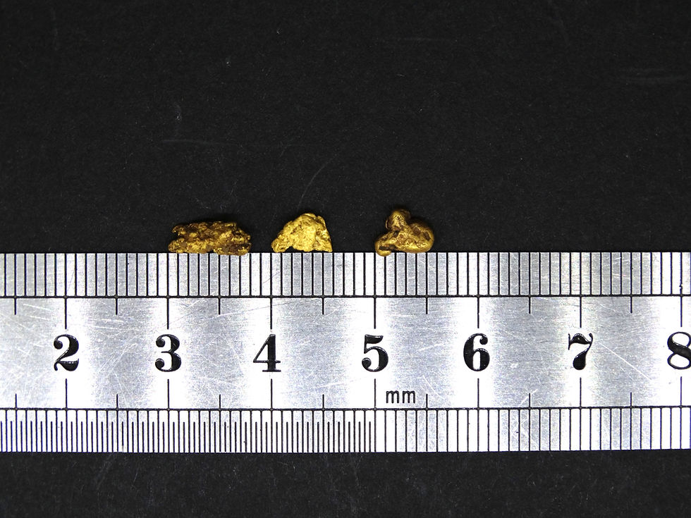 Thumbnail: Scottish Highlands Gold Large 'Picker' Nuggets, 2015 - 0.7g