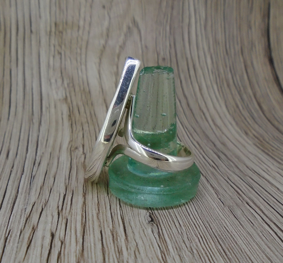 Thumbnail: Old Willow Doves Sterling Silver Adjustable Ring