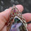 Thumbnail: Boulder Opal  & Rose Sapphire Sterling Silver Celtic Pendant