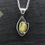 Thumbnail: Large Gold Nugget Sterling Silver Pendant - 20x8mm