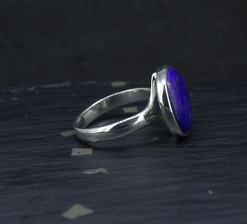 Thumbnail: Lapis Lazuli Sterling Silver Ring