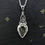 Thumbnail: Edinburgh Sea Glass Sterling Silver Celtic Pendant