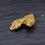 Miniaturbild: Top Side view of a 2.151g Leadhills gold nugget showing its unique sculpted shape and natural patina.