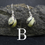 Thumbnail: Skye Marble Sterling Silver Small Oval Earrings