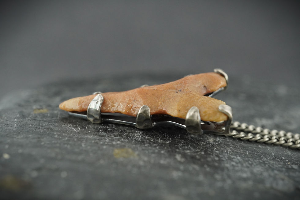 Thumbnail: Neolithic Arrowhead Sterling Silver Pendant