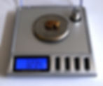 Scottish Gold Nugget on scales