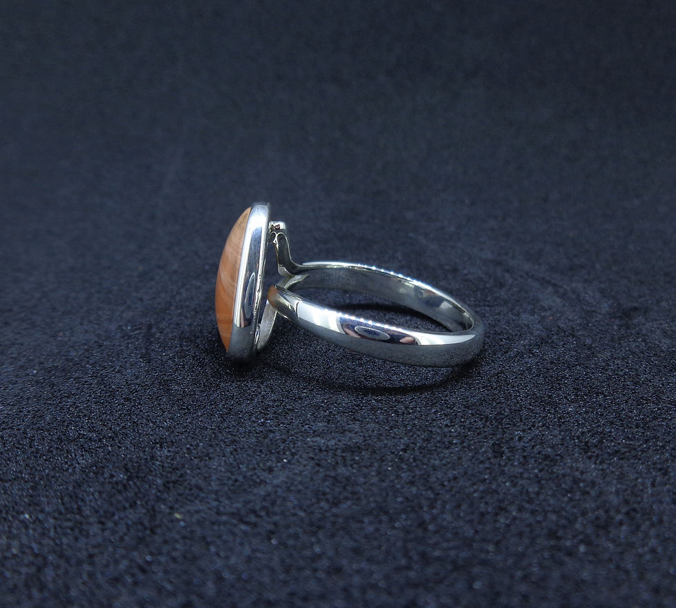 Thumbnail: Scottish Agate Sterling Silver Ring
