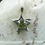 Thumbnail: Moldavite Star Sterling Silver Pendant