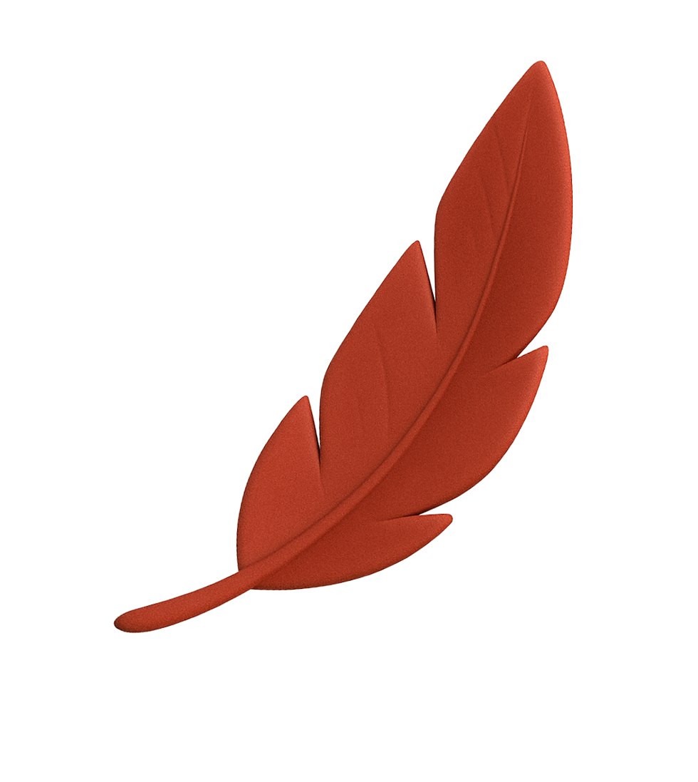 Curved Red Feather.png
