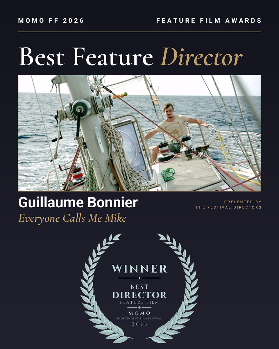 Guillaume Bonnier, Best Feature Director for Everyone Calls Me Mike, MOMO Film Festival 2026