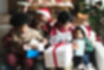 family with presents for christmas