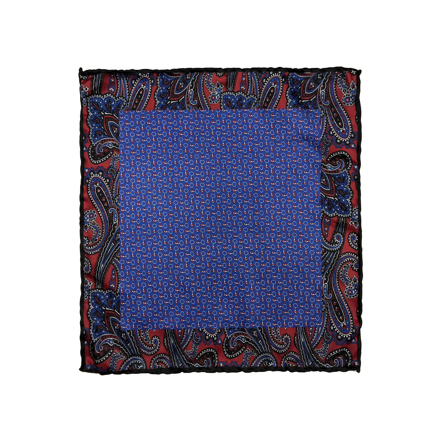 EFENDI 1881 PAISLEY PRINT HANDKERCHIEF