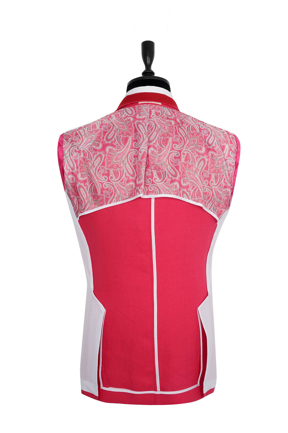 Thumbnail: Men's Linen Blazer Jacket Fushia