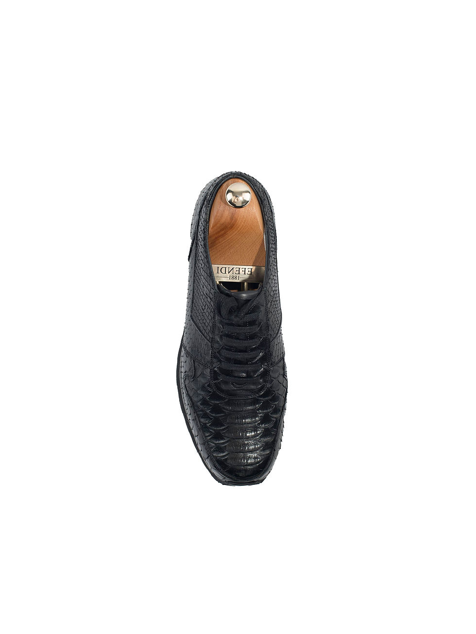 Thumbnail: EFENDI 1881 PYTHON SKIN SNEAKERS IN BLACK COLOR