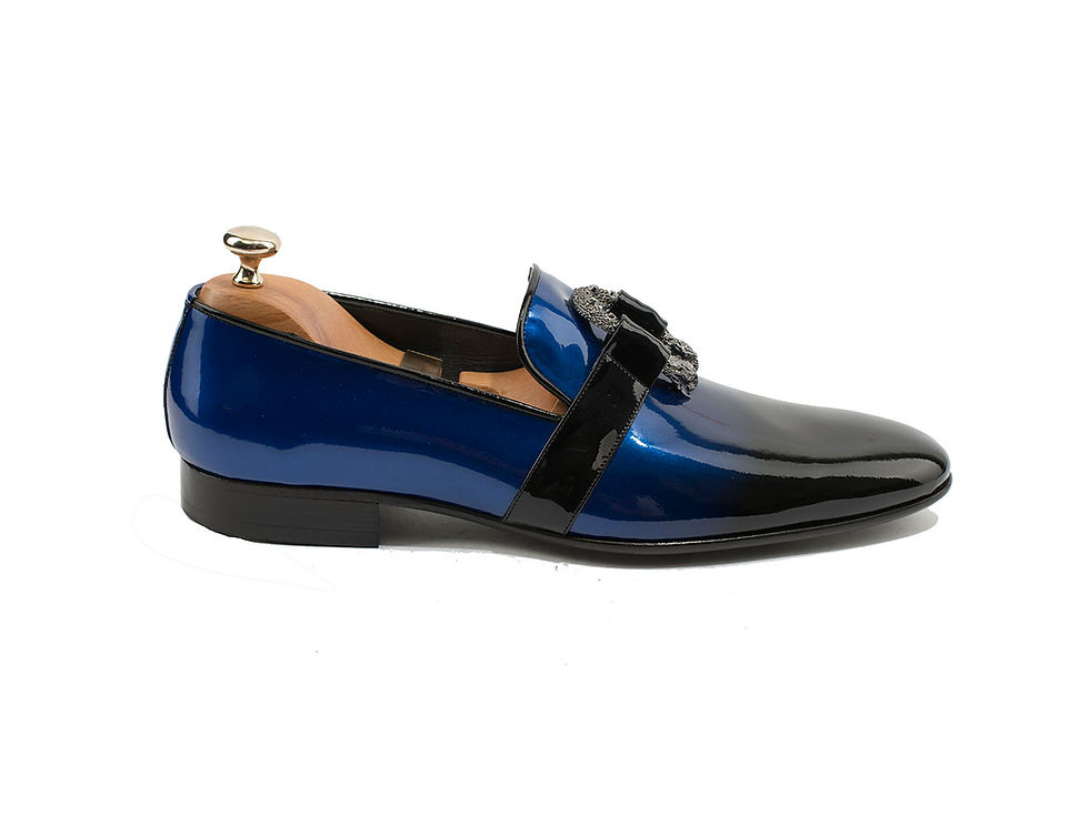 Thumbnail: EFENDI 1881 TWO TONE PATENT LEATHER LOAFER