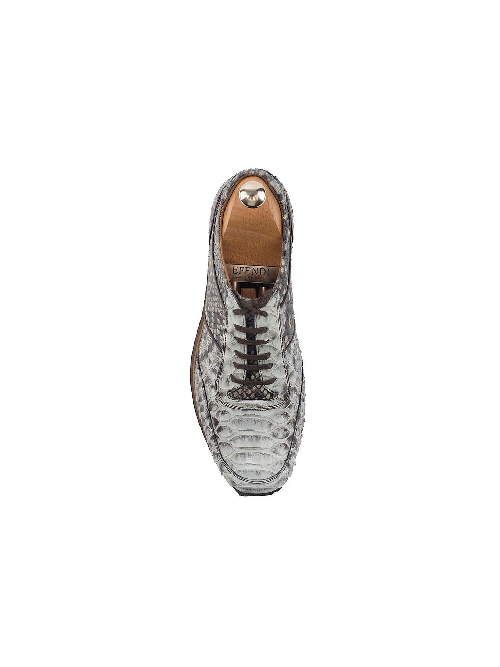 Thumbnail: EFENDI 1881 PYTHON SKIN SNEAKERS IN NATURAL COLOR