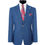 Thumbnail: Men's Wool Blazer Jacket Blue Special