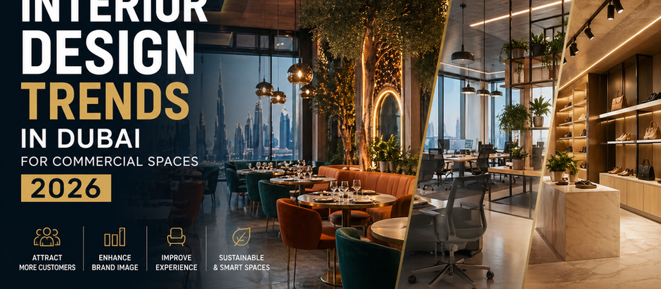 Top Interior Design Trends in Dubai for Commercial Spaces in 2026