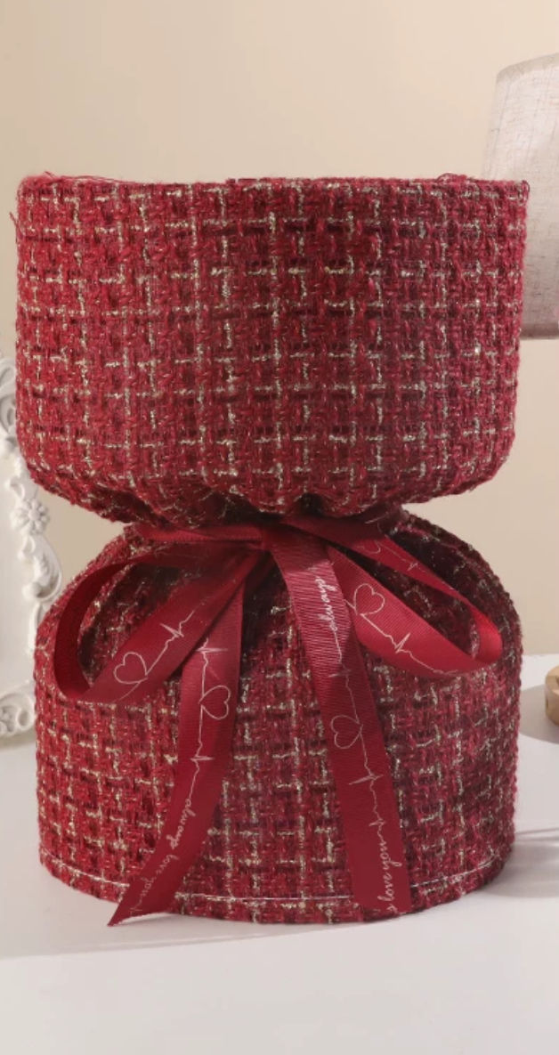 Thumbnail: Tweed floral wrap