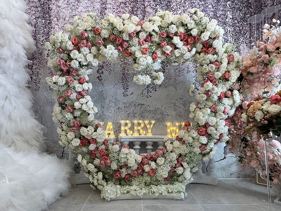 Thumbnail: Rental backdrop heart shape arch