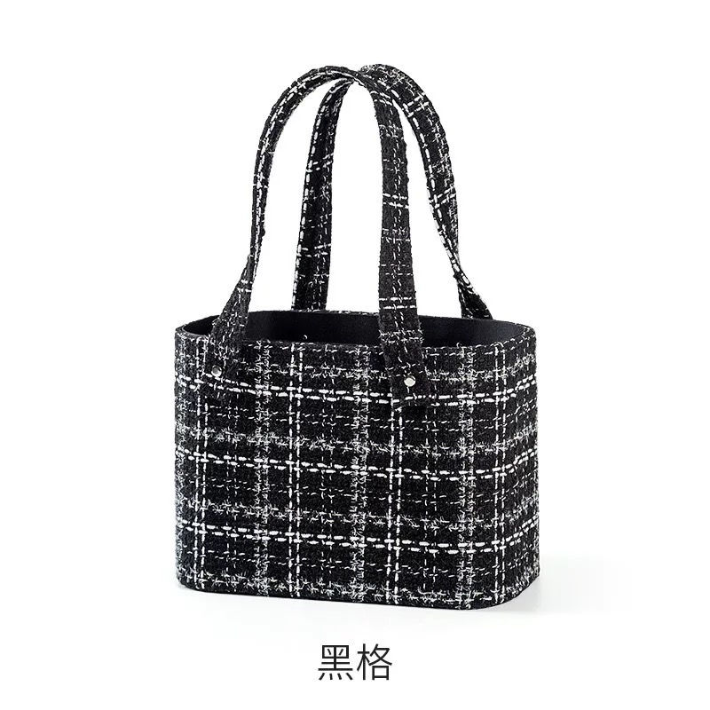 Thumbnail: Tweed style flower purse