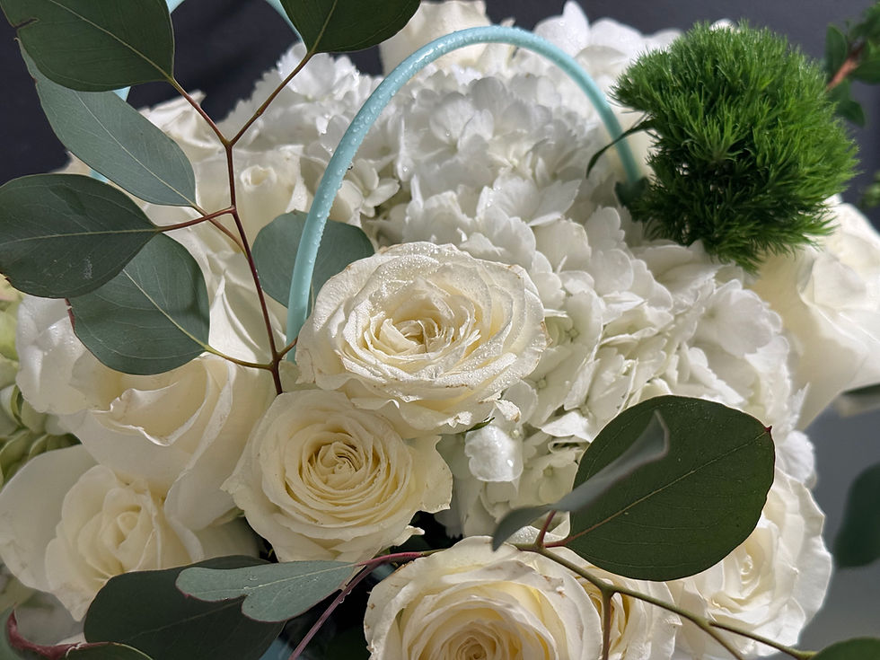Thumbnail: Fresh flower purse centerpiece floral box-rectangle
