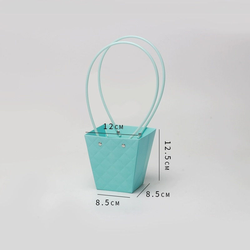 Floral arrangement supply flower bag table centerpiece - tiffany blue