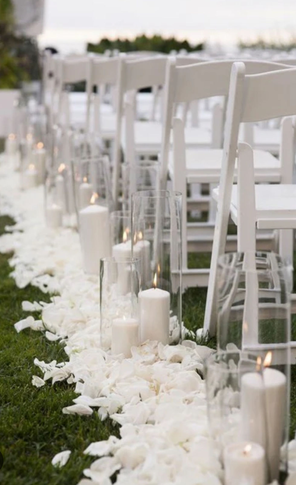 Thumbnail: Rental centerpiece glass candle
