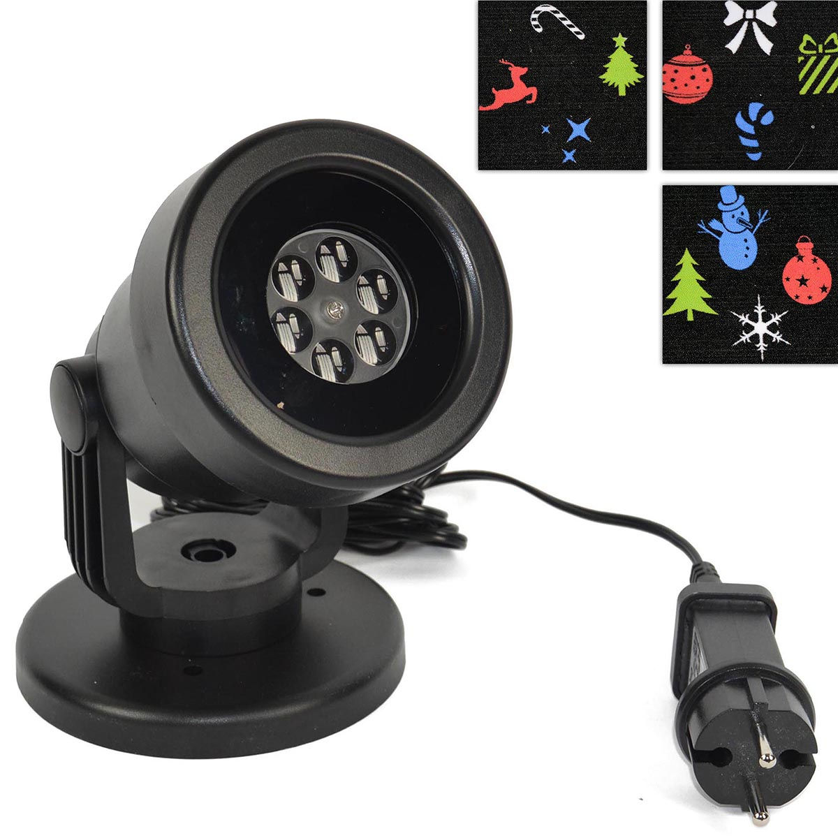 מקרן LED חיצוני לחג המולד