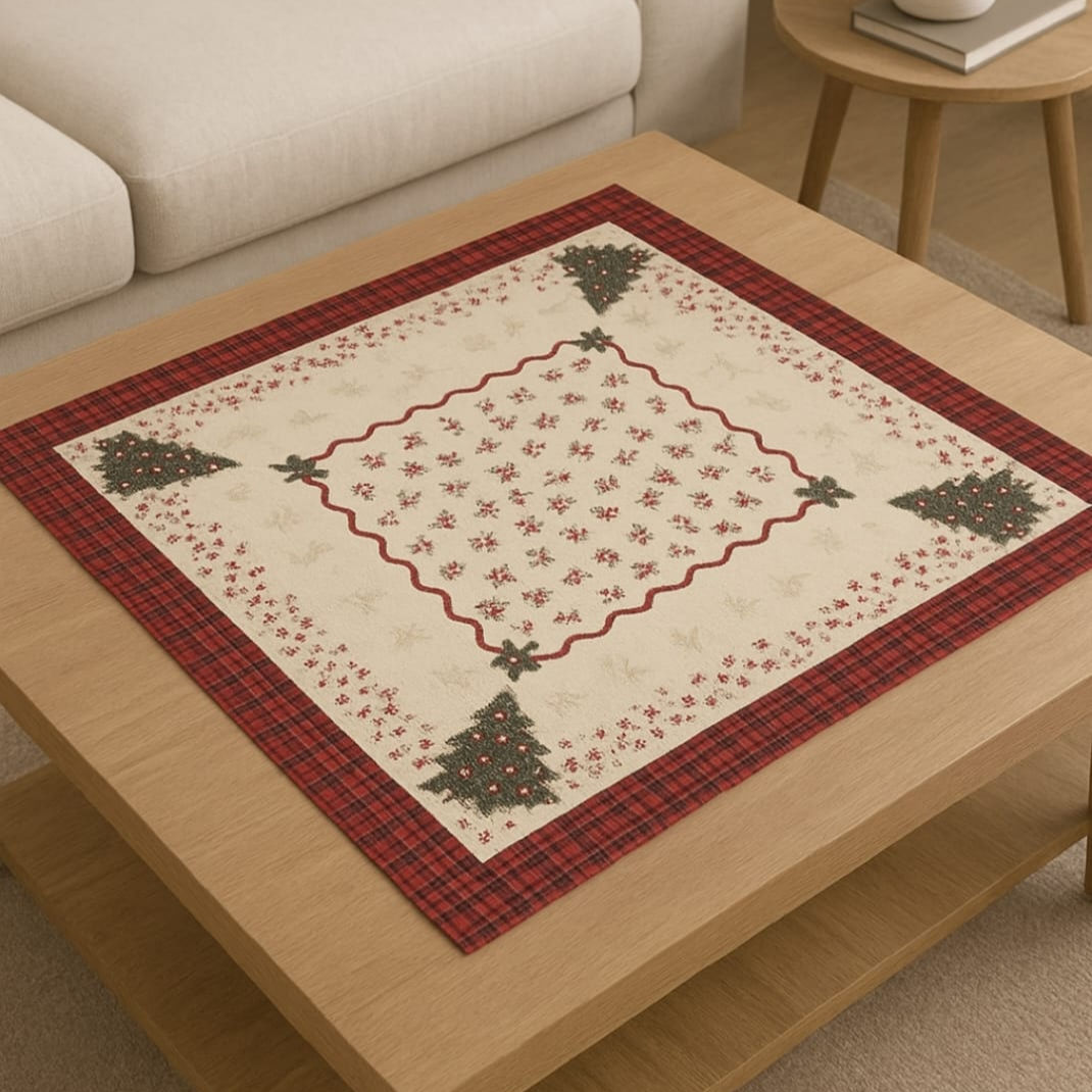 מפה מרובעת לחג המולד