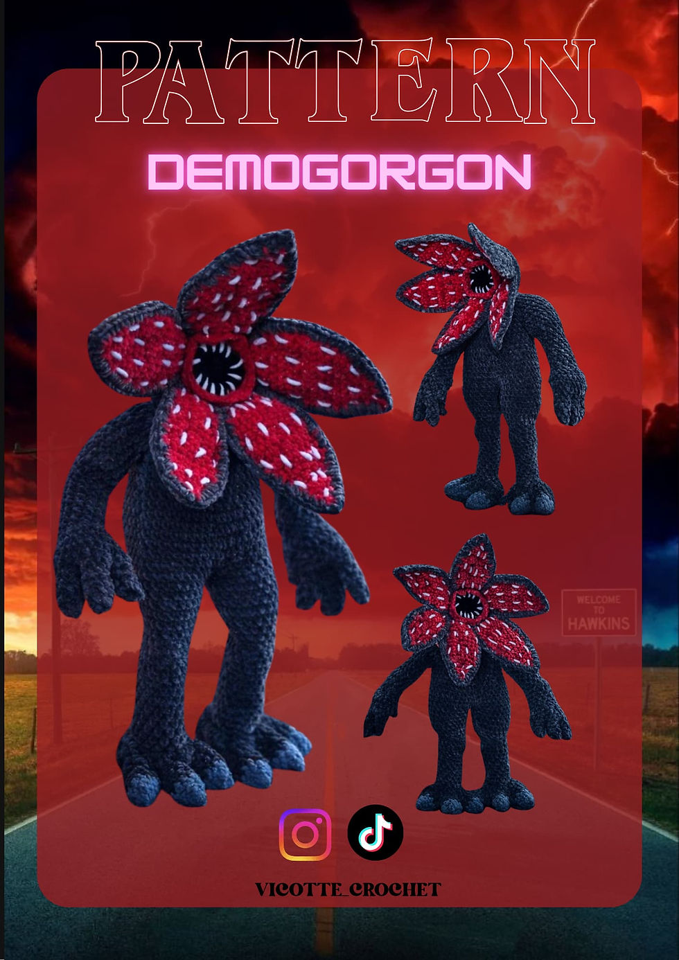 Miniature : English pattern - Demogorgon