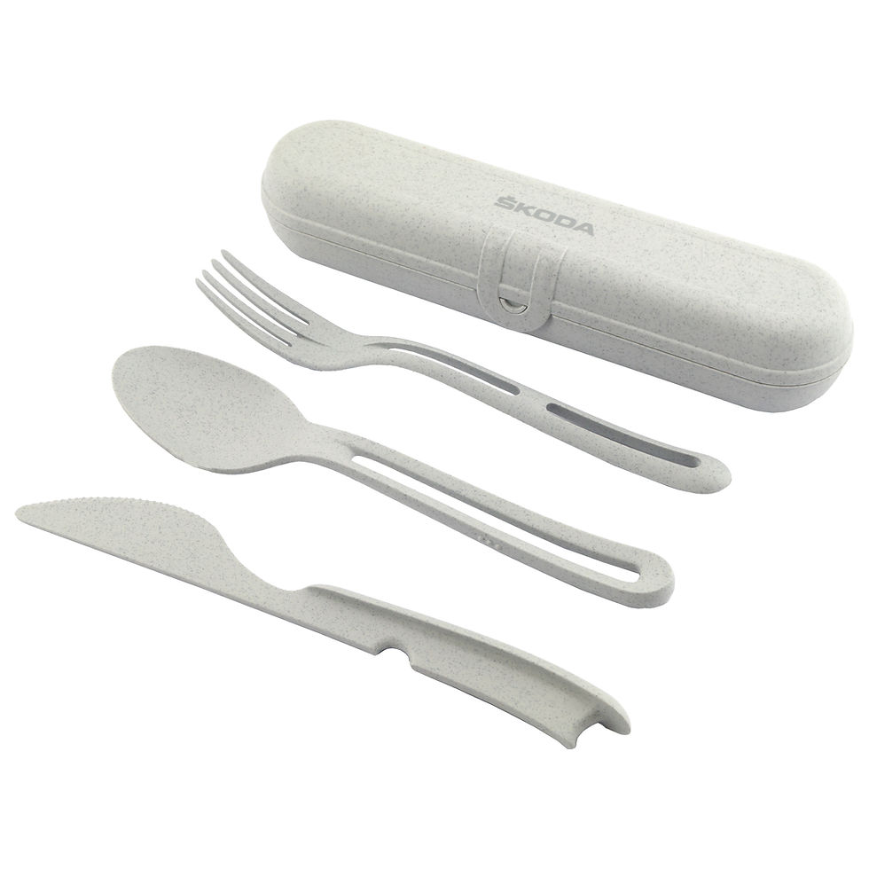 Koziol KLIKK Besteckset 3-teilig | Löffel, Gabel, Messer | für unterwegs, zusammensteckbar, leicht | biozirkulärer Kunststoff, spülmaschinengeeignet | Lunch To Go, Reise, Picknick (organic grey Koziol KLIKK Besteckset 3-teilig | Löffel, Gabel, Messer | für unterwegs, zusammensteckbar, leicht | biozirkulärer Kunststoff, spülmaschinengeeignet | Lunch To Go, Reise, Picknick (organic grey