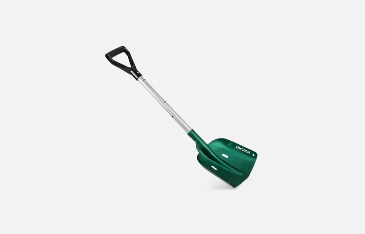 ŠKODA Schneeschaufel aus Aluminium